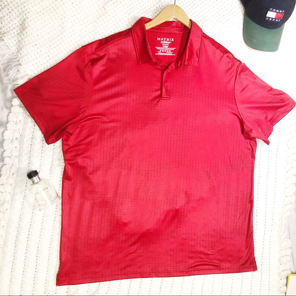 Matrix Men’s 2XL Dry wear collared golf tee shirt